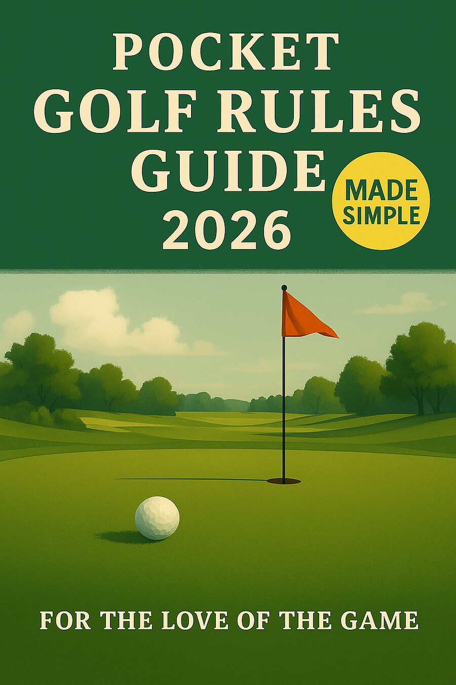 Pocket Golf Rules Guide 2026 book cover